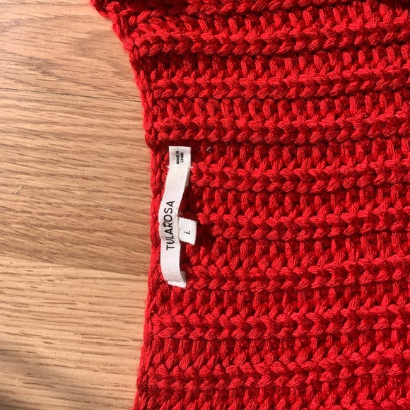 REVOLVE Tularosa Red knit sweater - Picture 2 of 2